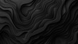 Paper textures with black colors and curves. vector illustration, in accurate topography style, deep shadows