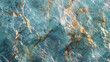 Close Up of Blue and Gold Marble