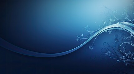 Poster - classy elegant blue background