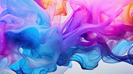 Wall Mural - abstract fluid colorful background