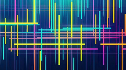 Poster - modern abstract lines background