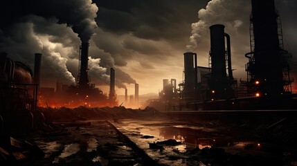 Poster - titanium industry metal background