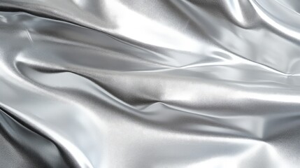 Poster - smooth texture silver background