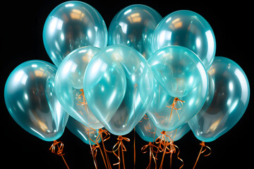 Wall Mural - Glow-in-the-Dark Balloons