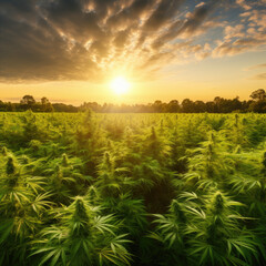 Poster - Hemp Farming Fields