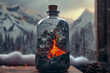 Bottle with burning treasures: Lava Flow