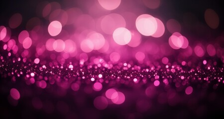 Sticker -  Elegant bokeh effect in pink and purple hues