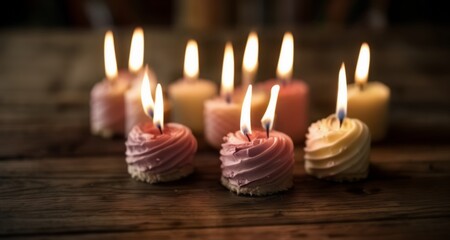 Sticker -  Candlelit Celebration - A Sweet Surprise Awaits