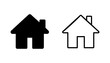 © AAVAA - House icon set. Home icon vector