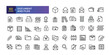 © Rubbble - Document and Files web icons in line style. Employe, conference, project, document, contact us, productivity strategy, collection. Vector illustration.