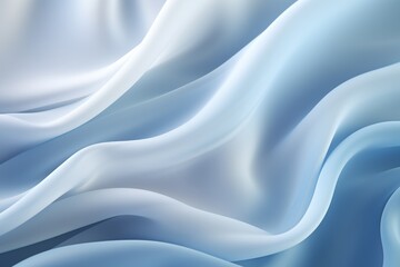 Poster - The texture of a light beige wool fabric gently billowing in the breeze. Cloth Abstract, Soft Waves Accentuate Texture Background, Ai generated