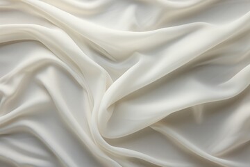 Poster - White Cloth Abstract, Soft Waves Accentuate Texture Background, Soft smooth purple silk fabric texture, Ai generated