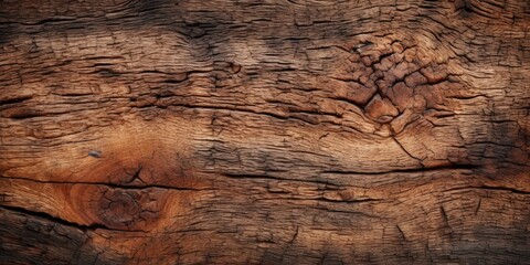 Aufkleber - Detailed close-up of a piece of wood, suitable for background or texture use
