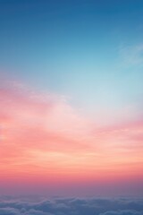 Poster - A stunning view of a plane flying above the clouds at sunset. Perfect for travel and aviation concepts