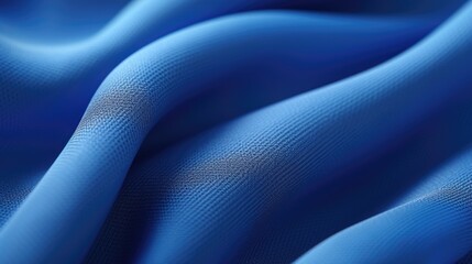 Aufkleber - Close up view of a blue fabric. Suitable for textile backgrounds
