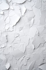 Aufkleber - Detailed close up of white paint on a wall, suitable for background or texture use