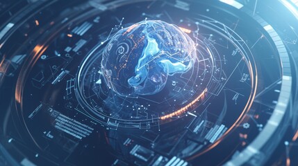 Poster - An example of an intelligent application (AI). High proficiency in learning. Graphical interface (expert system for users).