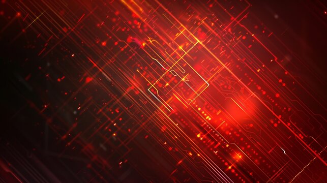 Futuristic abstract tech background with vibrant colors and dynamic patterns - digital innovation concept for design projects and presentations