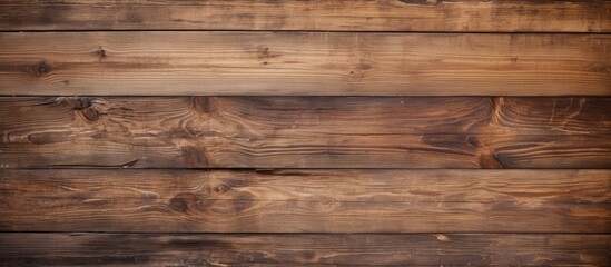 Poster - Rustic Wooden Wall with Intricate Brown Wood Texture - Background Design Element