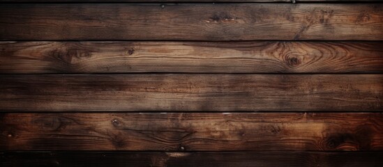 Aufkleber - Rustic Wooden Wall Paneling with Natural Brown Wood Grain Textured Background