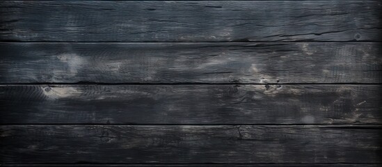 Poster - Elegant Black Timber Backdrop with Rugged Wood Texture for Design Projects