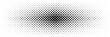 horizontal halftone of black circle design for pattern and background.