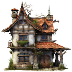 Wall Mural - wooden house