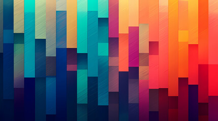 Wall Mural - Colorful abstract retro wallpaper background design