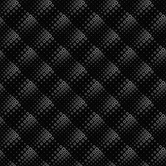 Poster - Seamless geometrical square pattern background design - monochrome vector graphic from squares