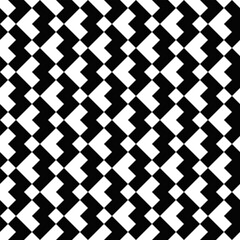 Poster - Diagonal black and white pattern background - repeating monochrome seamless repetitive vector graphic design