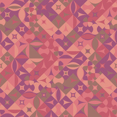 Poster - Seamless diagonal geometric pattern background - abstract vector illustration