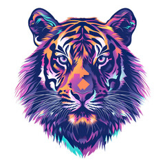 Sticker - tiger head vector