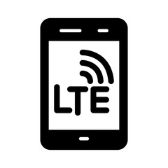 Wall Mural - LTE Vector Icon