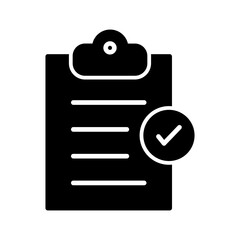 Poster - Booking Checklist Vector Icon