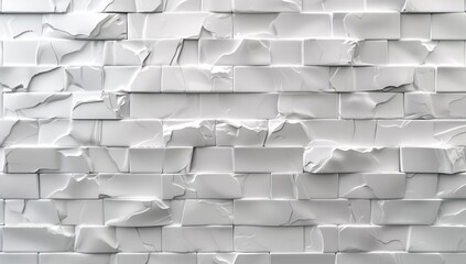 Modern 3D wall panel with a white-textured design creates a visually striking background