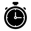 chronometer glyph icon