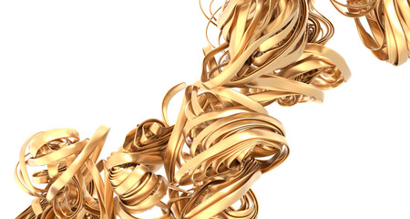 Sticker - gold metallic paper