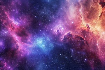 Wall Mural - colorful galaxy