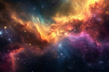 Wall Mural - colorful galaxy