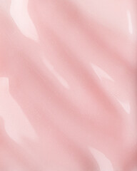 Wall Mural - Pink nail polish texture with shimmer