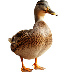 Poster - duck isolated on white