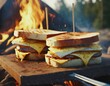 Basic campfire fare these gourmet grilled cheese sandwiches elevate outdoor cooking