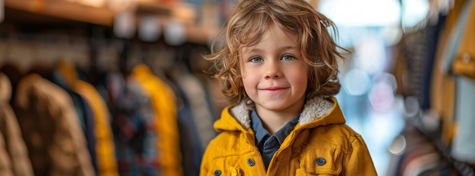 discount poster image for kids apparel business ,generative ai