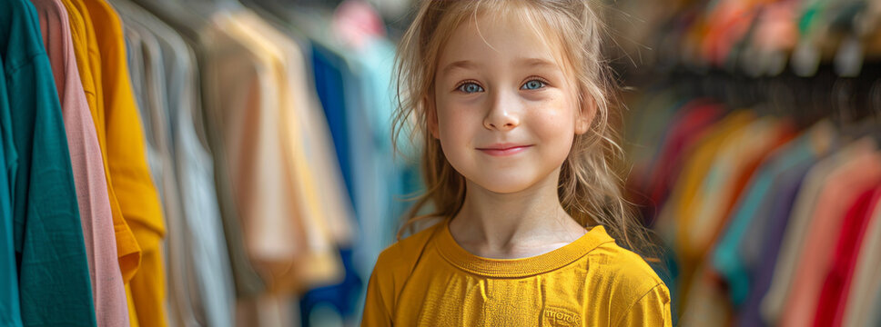 discount poster image for kids apparel business ,generative ai