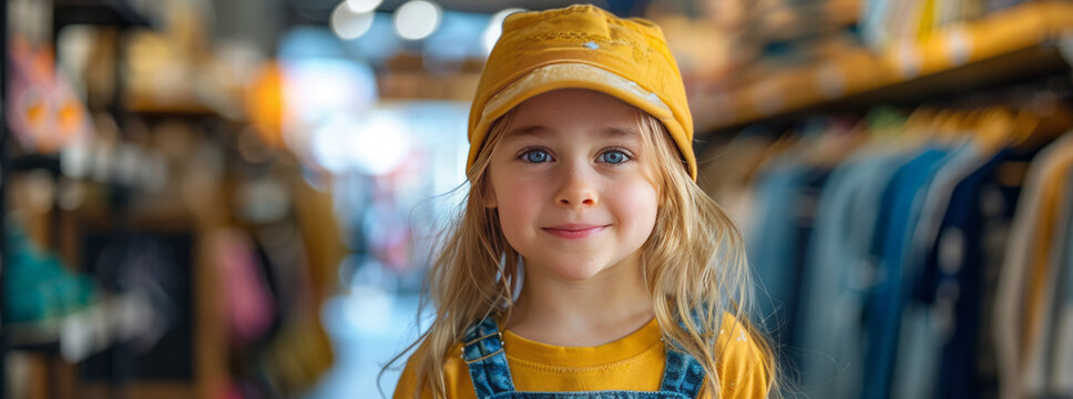 discount poster image for kids apparel business ,generative ai
