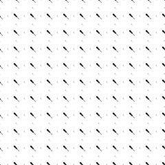 Poster - Square seamless background pattern from geometric shapes are different sizes and opacity. The pattern is evenly filled with big black a screwdriver symbols. Vector illustration on white background