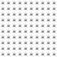 Poster - square seamless background pattern from geometric shapes are different sizes and opacity. the patter