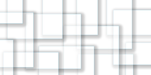 Poster - Abstract geometric white vector pattern in square style. abstract background with lines white shadow color and vector with geometric design. layered geometric triangle shapes.