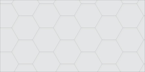 Poster - 3d hexagonal structure futuristic white background and embossed hexagon abstract with hexagon background. honeycomb hexagonal background. Hexagon shape, white, shiny black.