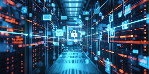 Poster - Images could illustrate authentication processes, secure logins, or access control systems